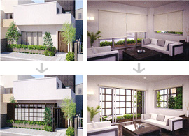 3.緑・光・風を取り込む。